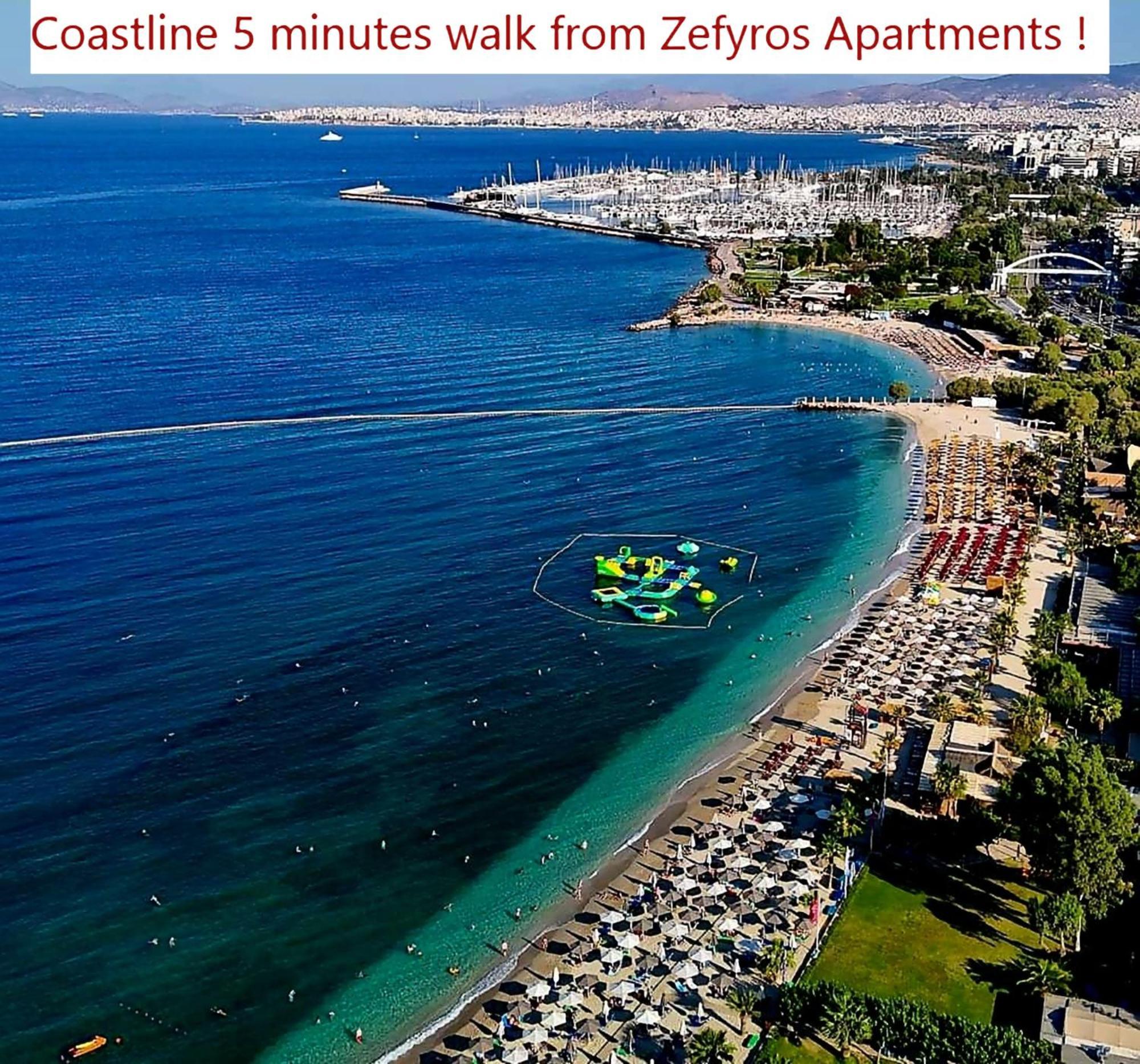 Zefyros Super Cool Apartments Next To Alimos Riviera Athen Exterior foto